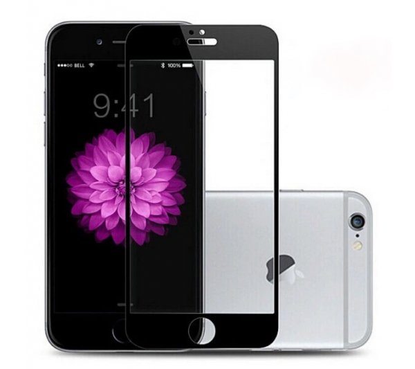 Tvrdené sklo Prémium iPhone 7 Plus/8 Plus - čierne